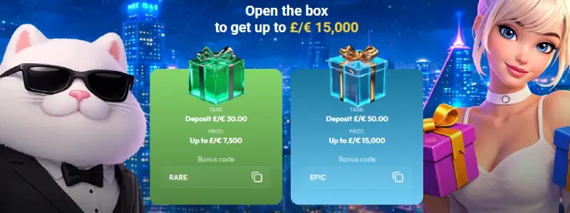 Winplace Casino Mystery Boxes